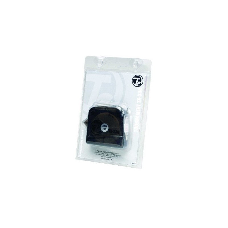 Taylor 11ft Black Tournament Bowls Measure with Belt Clip and