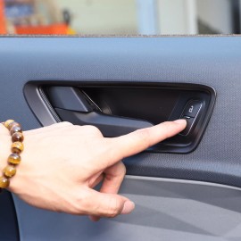 car-king888 Matte Black Car Interior Door Handle Frame Cover Kit For Ford Maverick 2022-2023