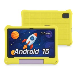paitanry Kids Tablet, Android 15 Tablet with Case - 8GB+64GB Storage (TF Expand 1TB), Octa-Core CPU, WiFi6, Dual Camera, Android Tablets for Kids Ideal for Toddler with Parental Control