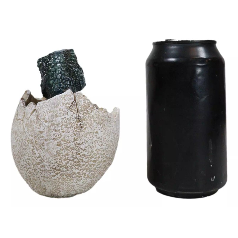 Jurassic Era Predator Velociraptor Hatchling Egg Dinosaur Figurine Collectible