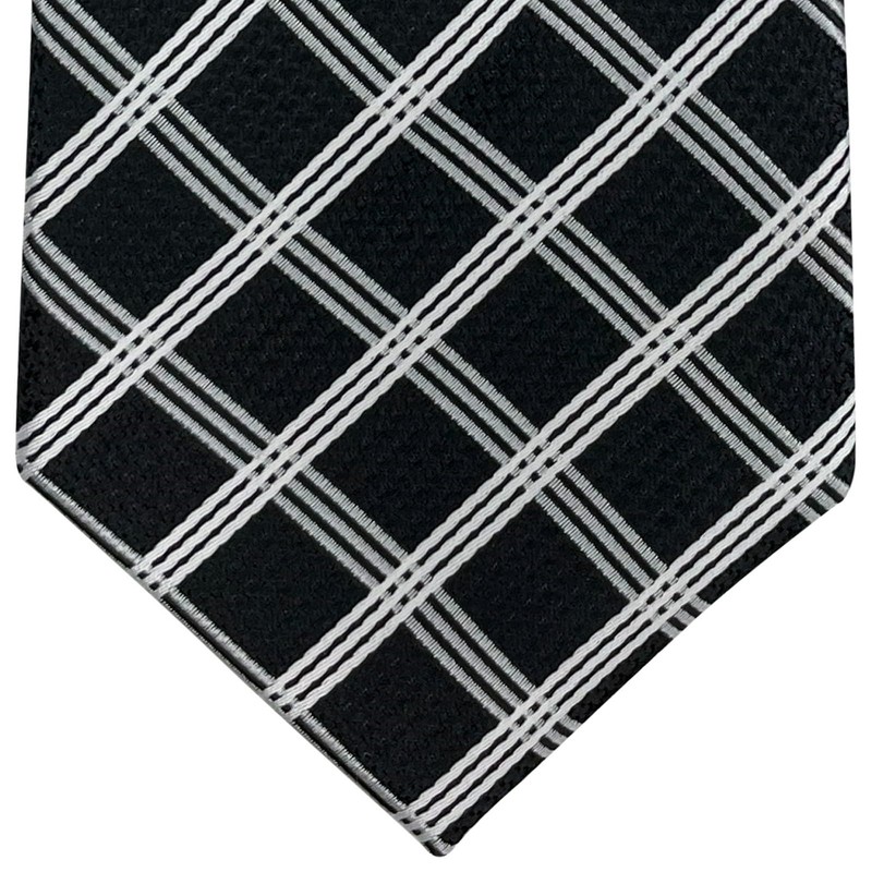 (リトリーズ) RETREEZ エレガント ビンテージ タータンチェック 織布 マイクロファイバー メンズ ネクタイ -