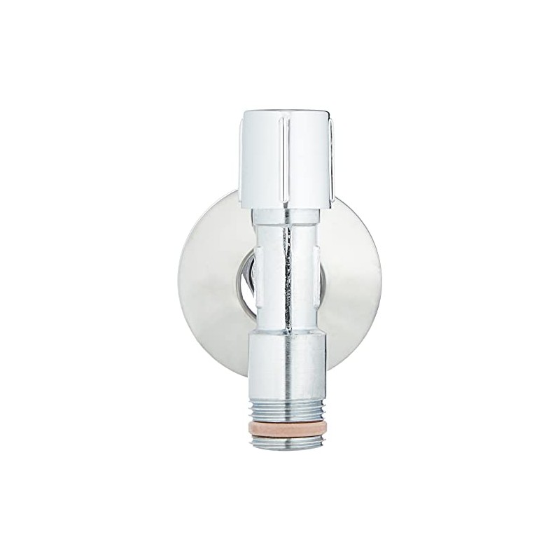Grohe 22039000 Safety Technology Angle Valve with Self-Sealing Connection Thread,