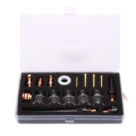 Welding Torch Accessories Kit Glass Cup Nozzle Consumables for WP-17/18/26 Argon Gun