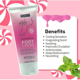 Deep Moisturising Foot Packs Mask Peel & Intensive Foot Cream (6 Pack)