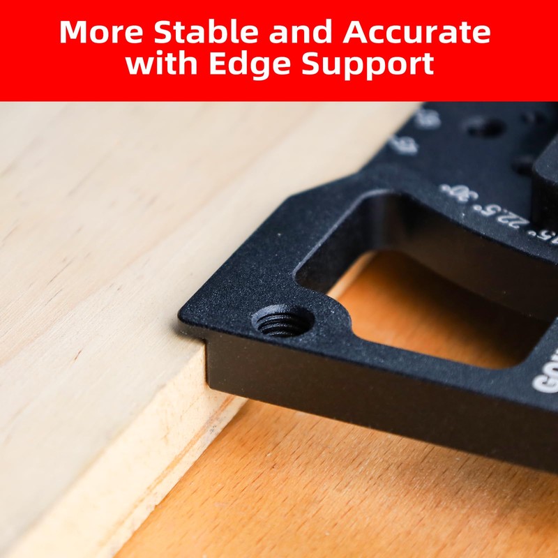 GOINGMAKE Adjustable Angle Track Saw Square with -60° to 60°
