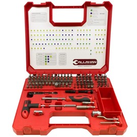 DAONEG 123-Piece Screwdriver Set - Flat, Hex, Torx - Screwdriver Set - Screwdriver