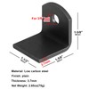heneng 10 Pcs Weld Tab Bent with 3/8" Hole, Trailers