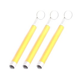 OdontoMed2011 Dental Light Mirror 3 Gold Handle Removable 3 Mirrors #5 Dental Instruments