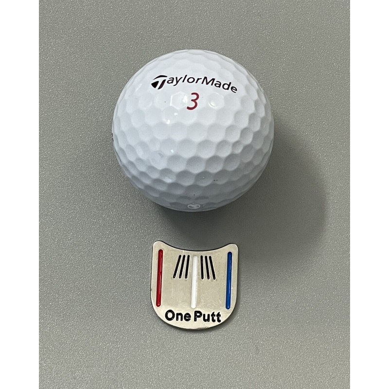 One Putt Golf Small Putting Alignment Aiming Tool Ball Marker