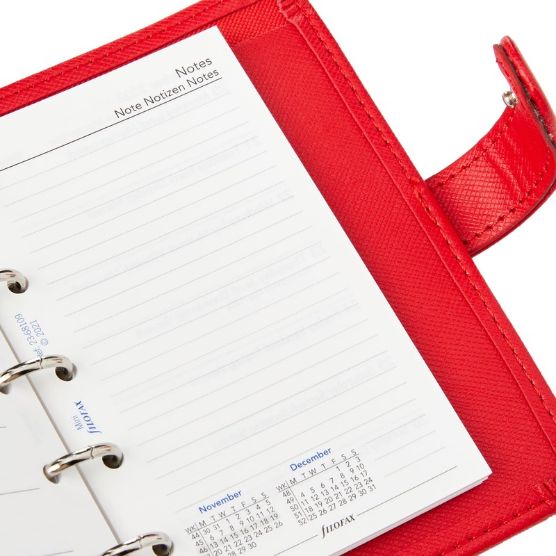 Filofax Mini Saffiano Poppy 028772 Organiser