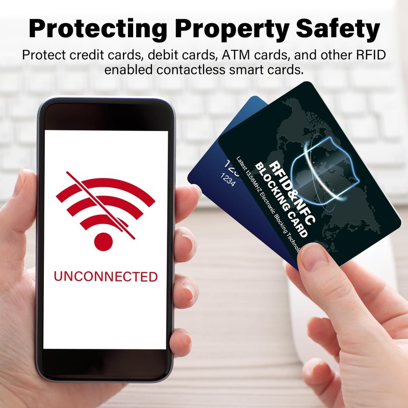 RFID Blocking Card 24 Pack, Advanced Non-Contact NFC Debit Credit