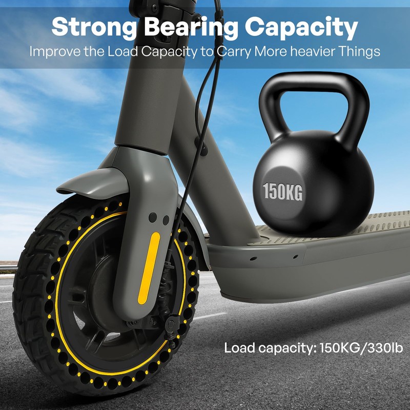 HAONAIMO E Scooter Tires,10 Inches x 2.5 Solid Tires,10 Inches