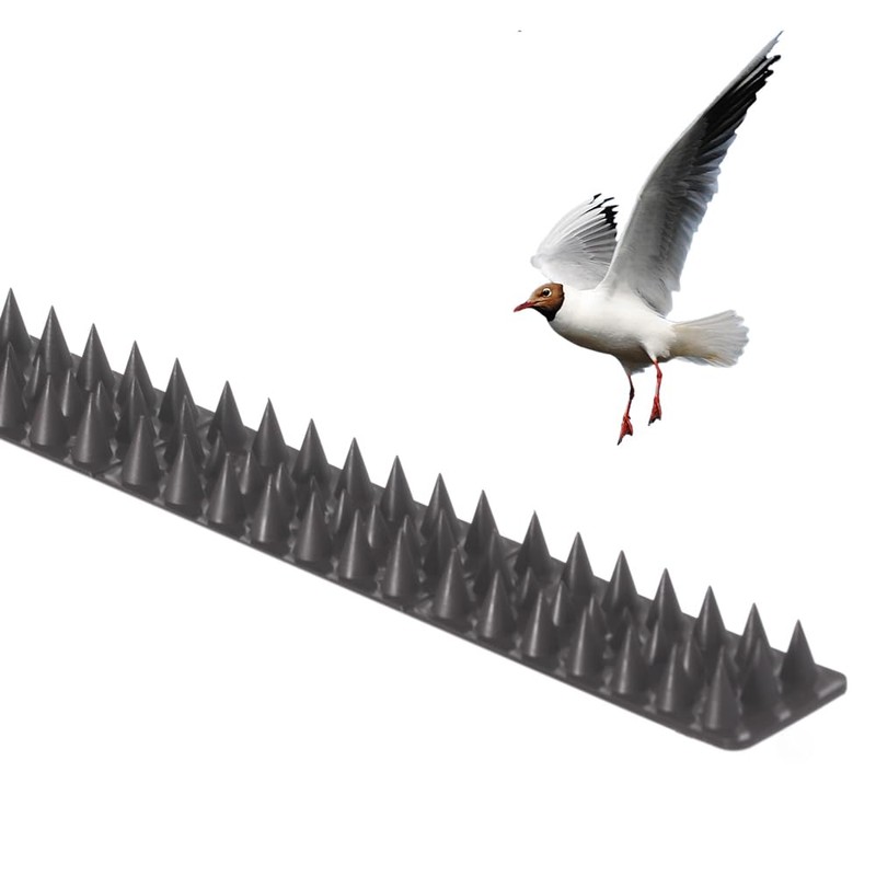 Pack of 10 Plastic Bird Deterrent Spikes for Birds, Pigeon,