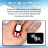 beypovk for Mini Cooper Keychain, Creative 3D Car Model Rhinestone