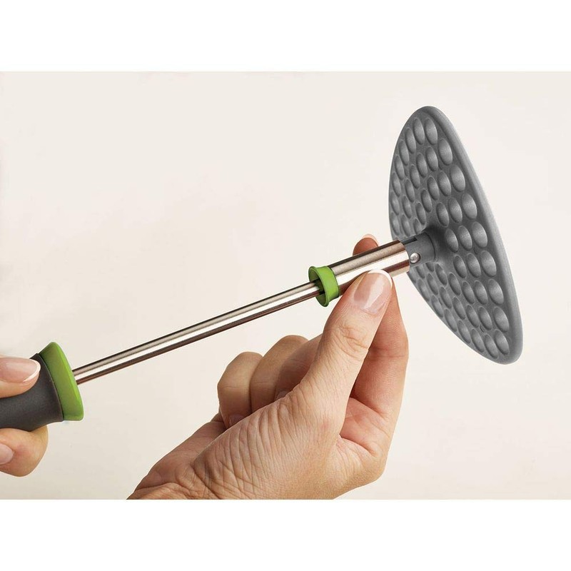 Joseph Joseph Delta Folding Nylon head, Space Saving Potato Masher,