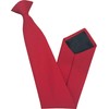 Plain Clip On Tie (Red)
