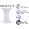 Tina's 6 Pack 30x42 Inch Highboy Spandex Cocktail Table Covers