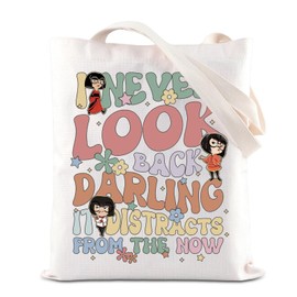 Magic Kingdom Gift Edna Fans Gift I Never Look Back Darling It distracts From The Now Tote Bag Cartoon Movies Gift (Never Look UK2)