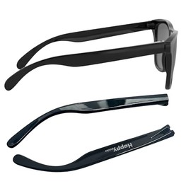 Happy Shades-Replacement Temple Arm Compatible with Oakley Frog Skins OO9013, OO9245 – Durable & Secure Fit for Sunglass Frames (Black Glossy Right) ONE LEG