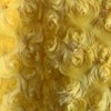 Ruth Yellow Cuddle Minky Rosette Soft Faux Fur Fabric by