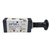 Push-Pull Valve AirTAC 4L110-06 1/8" NPT 5/2 Way Hand Lever