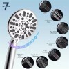 hibbent Shower Head Combo,10 Inch High Pressure Rain Shower Head