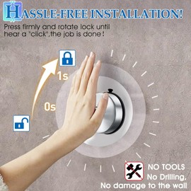 YUET 2 Pcs Suction Hooks, Vacuum Suction Cup Hook, Metal Towel Coat Hooks Robe Hook SUS 304 Stainless Steel Heavy Duty Door Hanger Clothes Closet Sponges Holder for Bathroom (Silver)