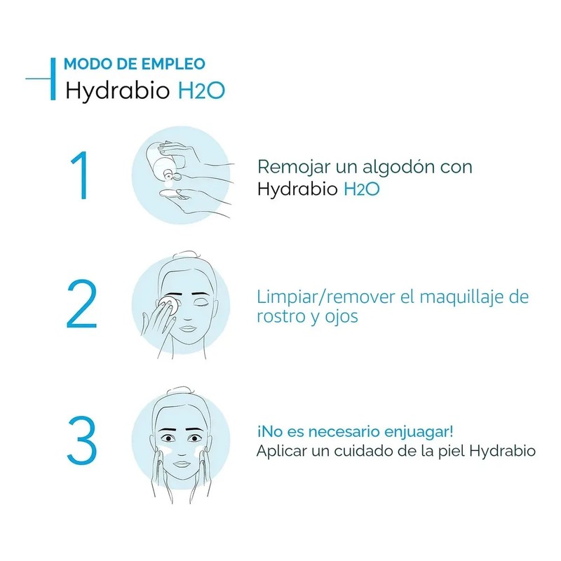 Bioderma Agua Micelar Hydrabio H2o De 500ml Piel Seca