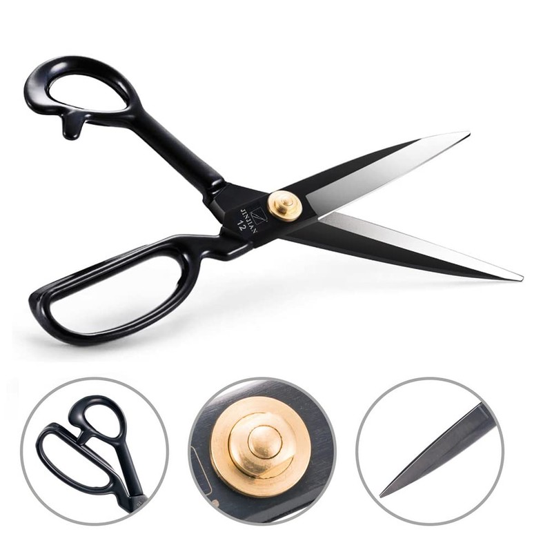Fabric Scissors 12 Inch(31CM), Dressmaking Sewing Scissors Razor Sharp High