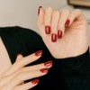Dashing Diva Magic Press Nail Tip Set, Burgundy, 1 Piece / 데싱디바 매직프레스 네일팁 세트, 버건디, 1개