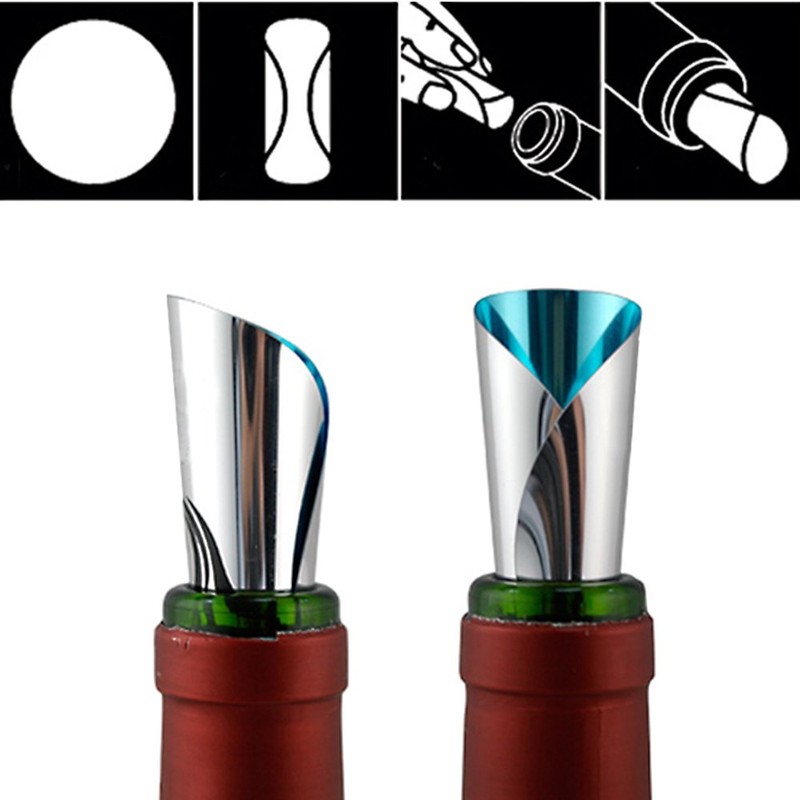 50 x Silver Wine Pourer Stop Wine Drop Pouring Disk