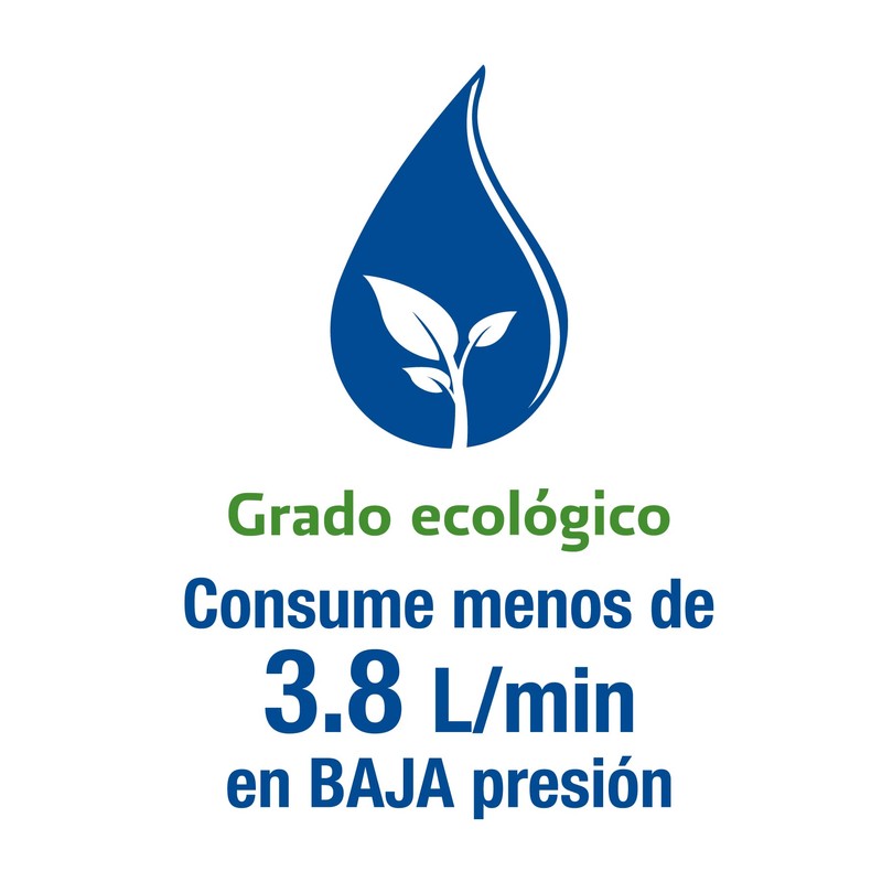 Foset Aqua R-501, Regadera cuadrada, cabeza 2", Aqua