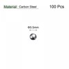 sourcing map Pack of 100 5.5 mm Carbon Steel Storage