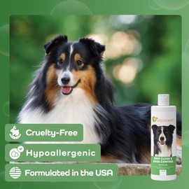 Sensitive Care -Tangle-Free-Silky Shine Softening and detangling Shampoo, Delicate Coat Clean & Odor Control Shampoo – Advanced Shine Formula for Dogs (Border Collie, 16 Fluid Ounces)