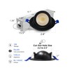 Adetu 2 Inch 5CCT Gimbal Black Led Recessed Lighting with