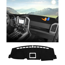 Autorder Dashboard Cover Mat for 2018-2021 Ford Expedition Accessories Dash Cover Flannel Dash Mat Sunshade Glare UV Rays Protector