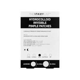 The INKEY List Hydrocolloid Invisible Pimple Patches 22ct