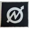 Riot Gear MFG SQUAT Symbol - Fabric Punk Patch Screenprinted on canvas 5.5"x5.5" - squatter