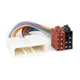 Audioproject A490 Car Radio Adapter ISO Plug Car Radio Compatible for Honda Accord Civic Accord CR-V Jazz up to 1998-16 Pin Car Radio Adapter Plug Car Adapter