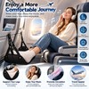 Adjustable Airplane Footrest for Comfortable Travel – Portable Dacron Foot