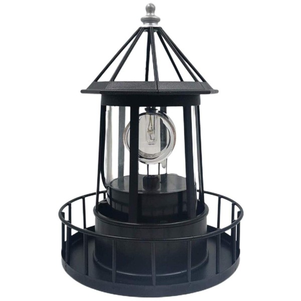 YIHOME Lighthouse, 360 Degree Rotating Landscape IP65 Waterproof LED YIHOME Lighthouse Hanging Lamp, Garden Lights YIHOME Powered for Lawn Patio Yard