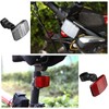 HESTYA 4 Pieces Bike Front and Rear Reflectors for Handlebar