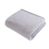 Sleepdown Grey Teddy Throw Over Sofa Super Soft Warm Cosy