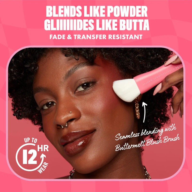Maquillaje Profesional Blush Nyx Buttermelt Feeling Butta