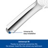 Duravit UV0652015010 Universal Shower Head, Chrome/White, wassersparend (MinusFlow), mit 3