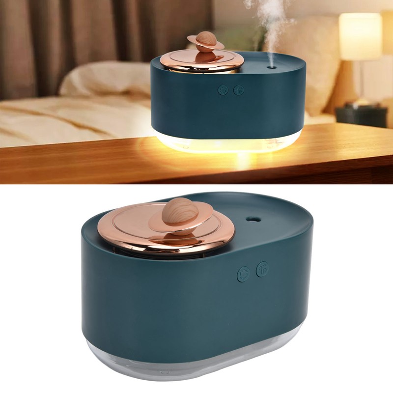 2 in 1 Rotating Planet Humidifier USB Charging Cordless Mute