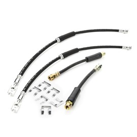 LST 4x Bremsschlauch Set vorne hinten + Halteklammer f Plus A3