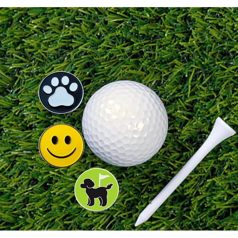 Adhere Golf Marker Golf Magnetic Logo Ball Mark Cute Cat