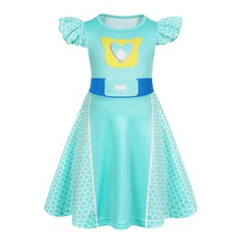 Marendyee Girls Halloween Costume Dress Birthday Party Cosplay Outfits Flutter Sleeve