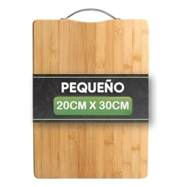 Lagom Tabla Para Picar Cortar Lagom 20x30cm De Bambú Y Madera Orgánico Natural 3en1 Alta Densidad Dureza Con Agarradera Colgable Excelente Artesanía Sin Daño A Cuchilla Facil De Limpiar Preparación De Alime
